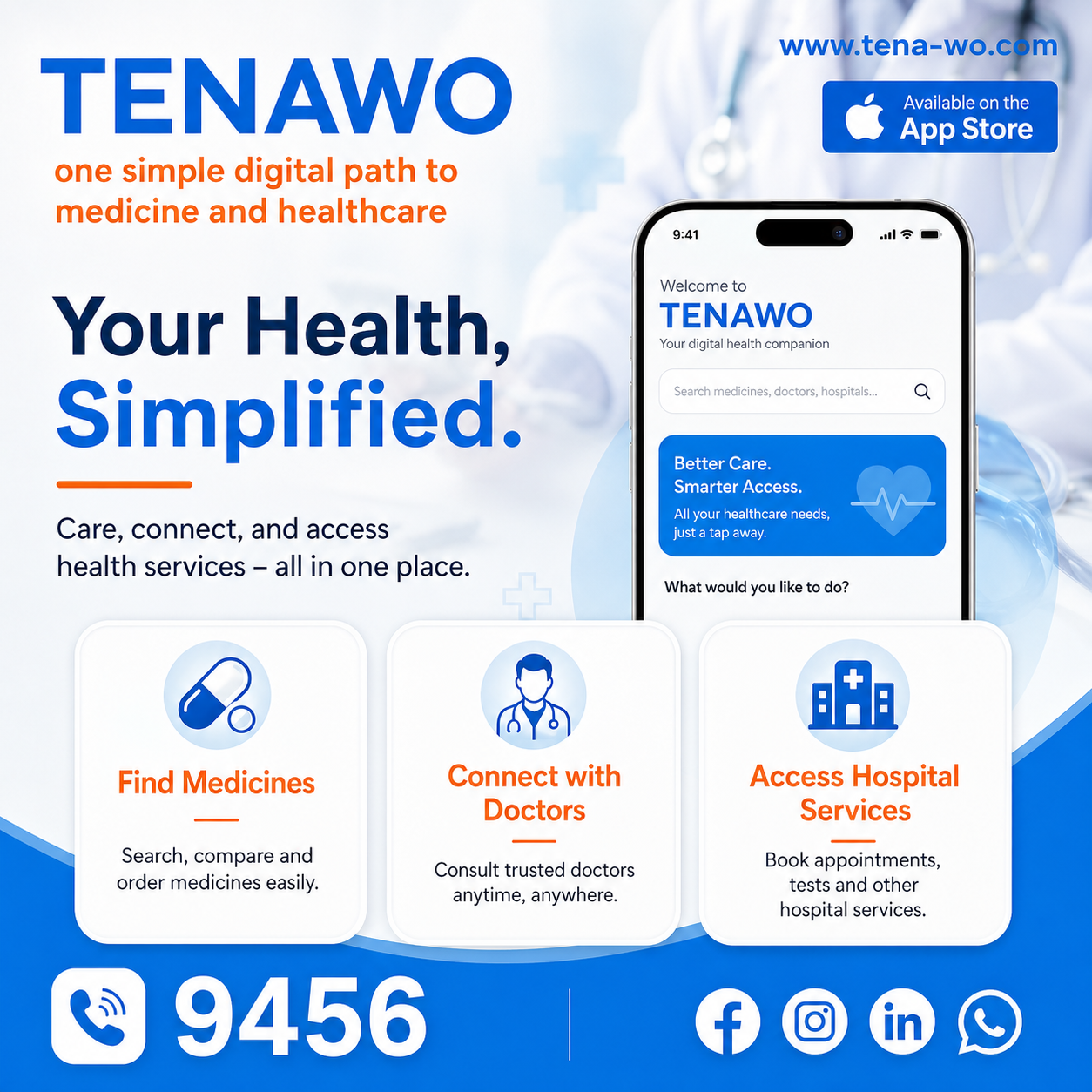 Your health, simplified with TENAWO💙